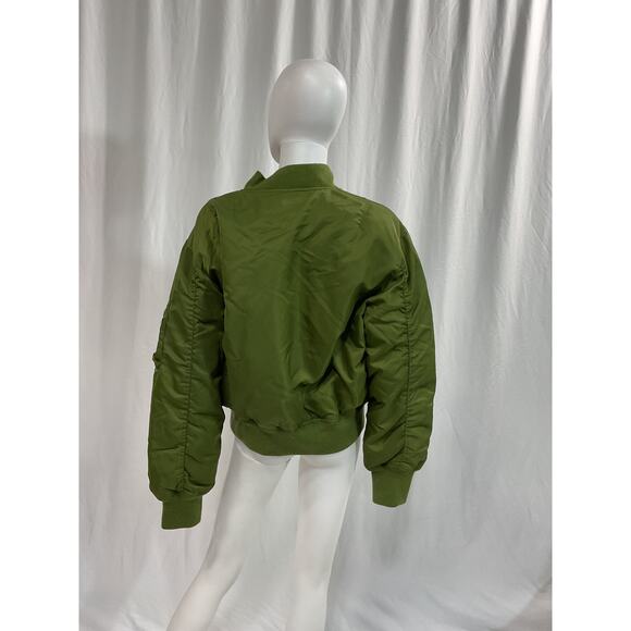 Tna 'Tahoe' Green Bomber Jacket Size M - NWT - Picture 3 of 5